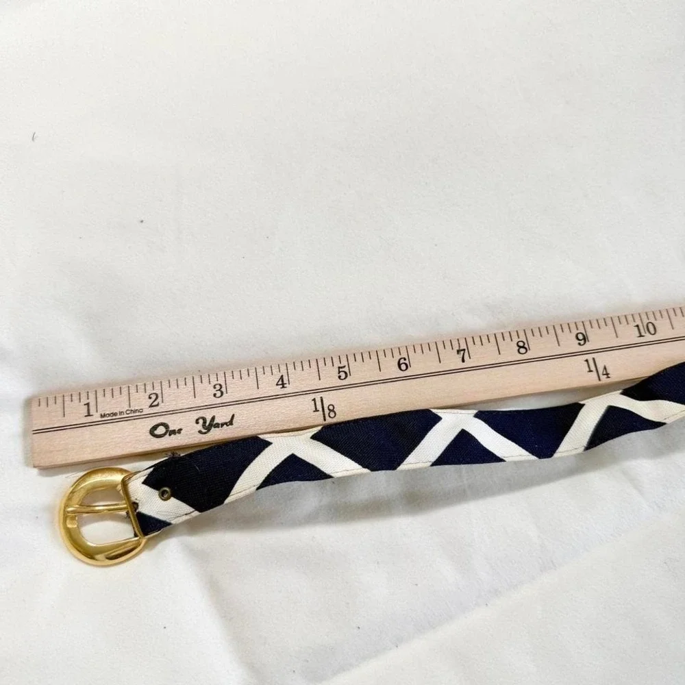 60s navy‎ chevron belt